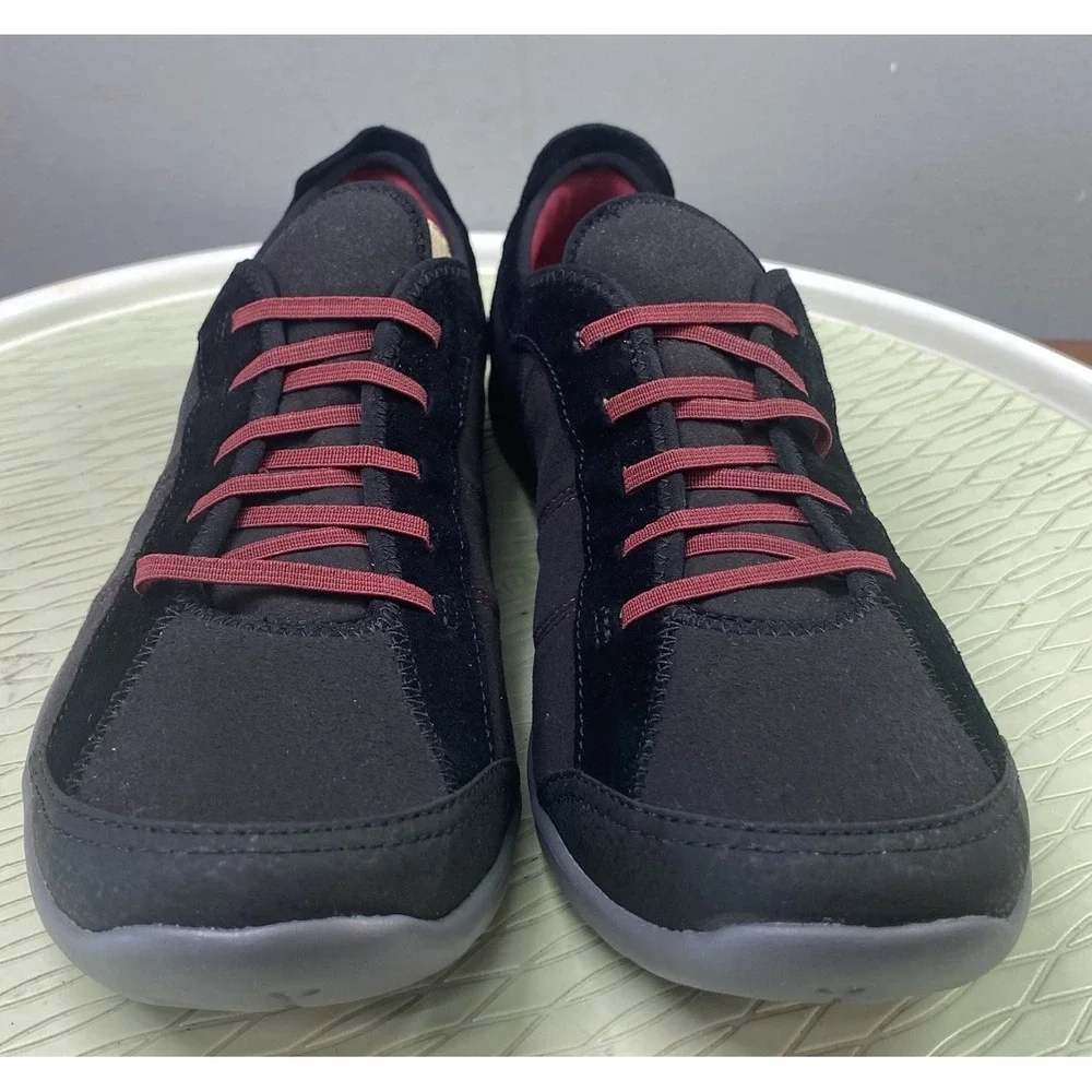 Clarks Charron Twine Womens Black Synthetic Lifestyle Sneaker Shoes Sz. 10M‎ NWB